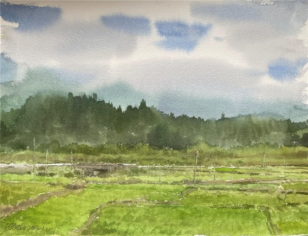 方晓龙《福建泰宁写生》