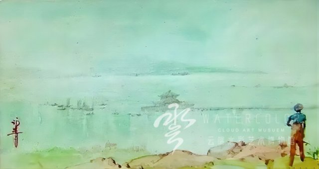 徐咏青 《栈桥小景》