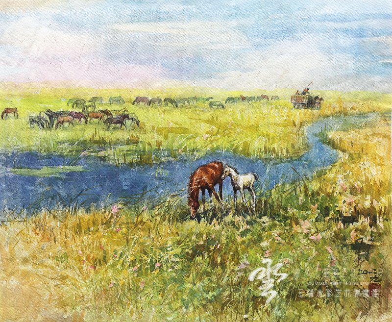 邓延涛 《沃野》 59*48cm 2012年