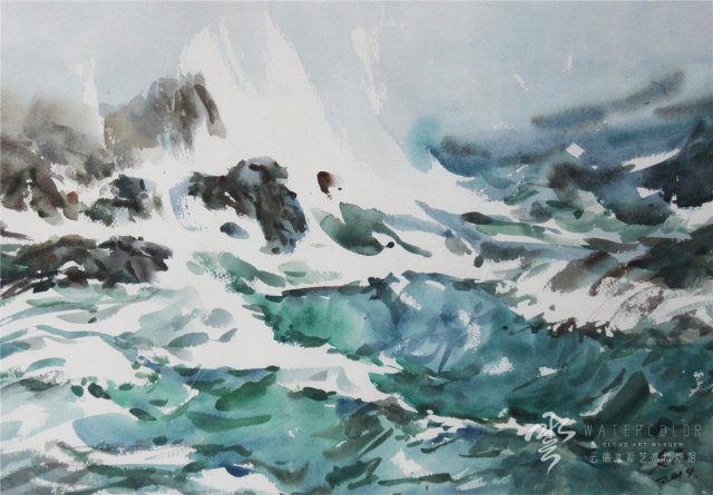 晏文正 《激浪》 2014年