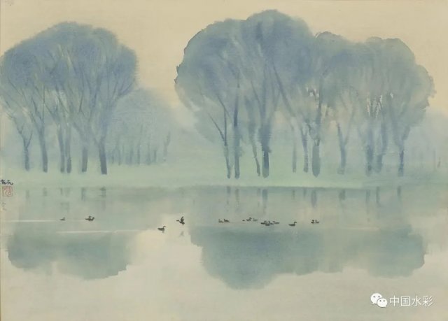 【水彩专栏】古元的水彩画